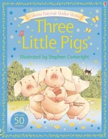 Usborne Fairytale Sticker Stories Three Little Pigs