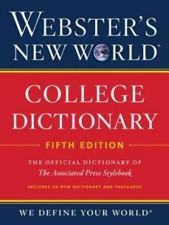 Webster's New World College Dictionary, 5th Edition +CD