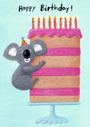 Картички Inkognito Ph 38616 Happy Birthday Koala