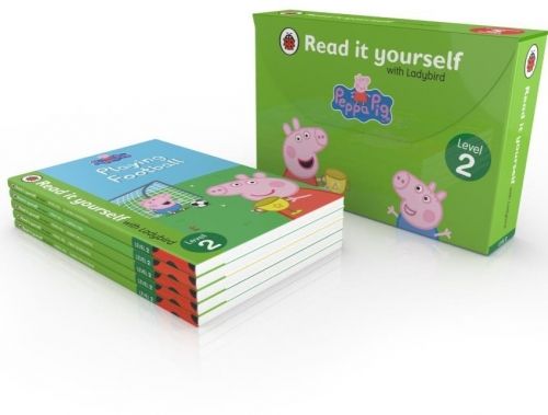 Peppa Pig: Read it yourself with Ladybird Tuck Bok Set – Level 2  ( бройка с външни забележки)