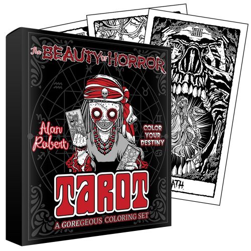 The Beauty of Horror Color Your Destiny Tarot Deck