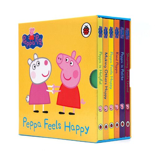 Peppa Feels Happy! Slipcase 6 Books
