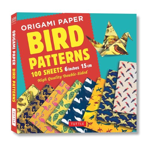 Origami Paper 100 sheets Bird Patterns (15 cm)