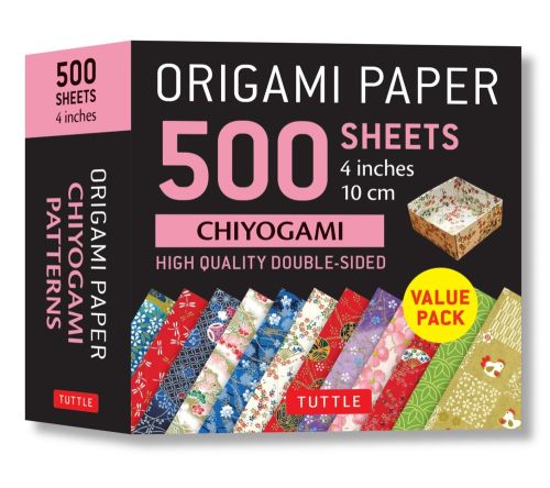 Origami Paper 500 sheets Chiyogami Patterns (10 cm)