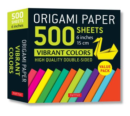 Origami Paper 500 sheets Vibrant Colors (15 cm)