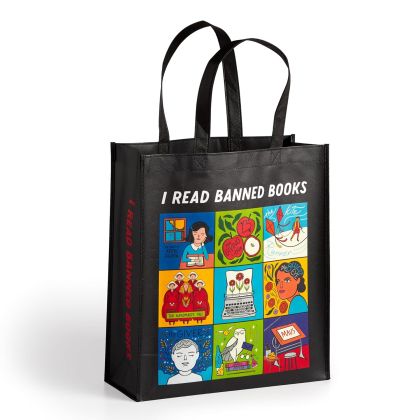 I Read Banned Books Reusable Shopping Bag