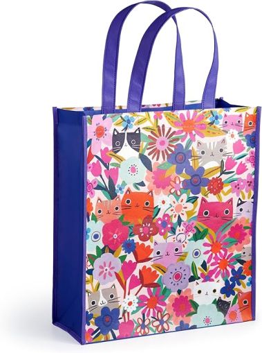 Blooming Cats Reusable Shopping Bag 