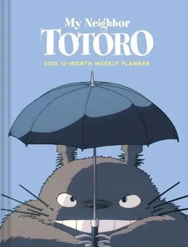 Studio Ghibli My Neighbor Totoro 2026 12-Month Weekly Planner