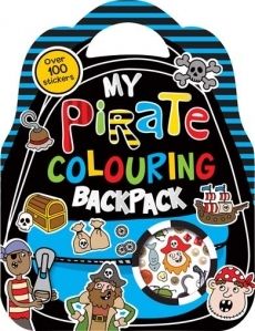 My Pirate Colouring Backpack Over 100 Stickers