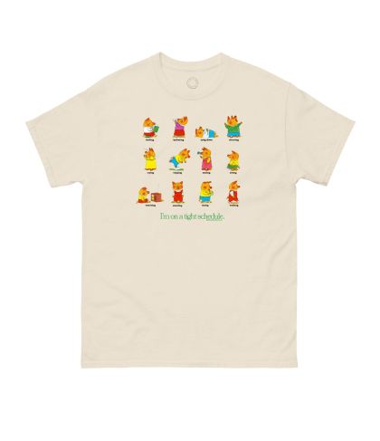 Richard Scarry Tight Schedule Unisex T-Shirt Large