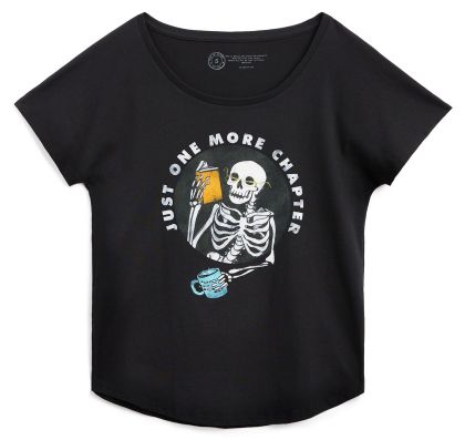 Just One More Chapter Women`s Relaxed Fit T-Shirt X-Large
