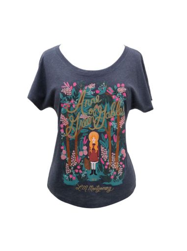 Puffin in Bloom Anne of Green Gables Women`s Relaxed Fit T-Shirt Large