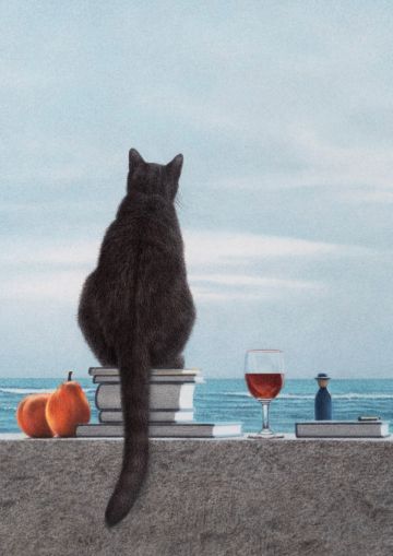 Картички Inkognito Ph Katze am Meer 8065