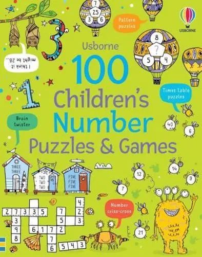 100 Children`s Number Puzzles and Games