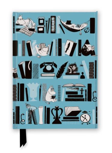 Moomin Bookshelves: Pale Blue (Foiled Journal)