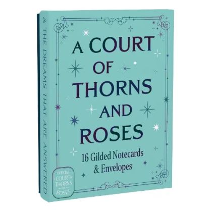 A Court of Thorns and Roses Official Gilded Notecards 16 Notecards & Envelopes