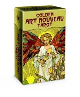 Golden Art Nouveau Tarot Mini (new edition - gold printing ink)