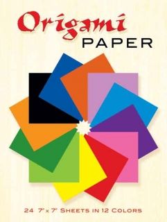 Origami Paper: 24 7 x 7 Sheets in 12 Colors