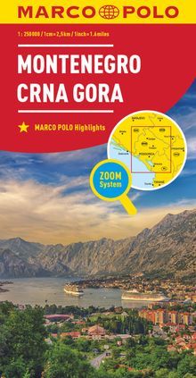 Map Montenegro MP 1:250.000