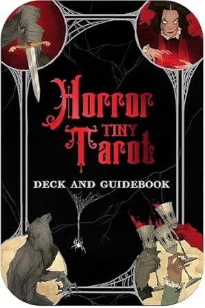 Horror Tiny Tarot Deck and Guidebook