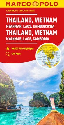 Map Thailand, Vietnam MP 1:2,5 Mio.