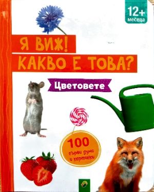 Я виж какво е това: 100 първи думи и картинки: цветовете! 12 месеца + ( с дръжка)