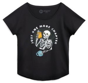 Just One More Chapter Women`s Relaxed Fit T-Shirt X-Large