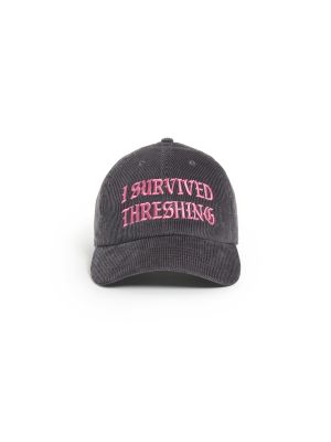 Rebecca Yarros`s Fourth Wing I Survived Threshing (Pink Dragon) Hat