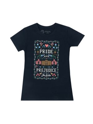 Puffin in Bloom Pride and Prejudice Women`s Crew T-Shirt X-Large
