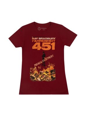 Fahrenheit 451 Women`s Crew T-Shirt X-Large